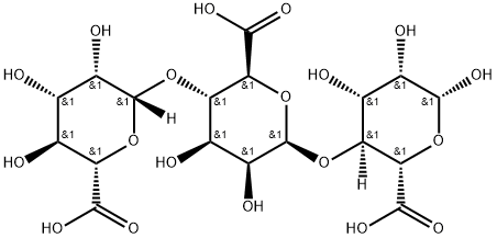 D-trimannuronic acid trisodium salt Struktur