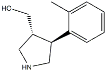 ((3R,4S)-4-o-tolylpyrrolidin-3-yl)methanol Structure