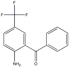 (2-amino-5-(trifluoromethyl)phenyl)(phenyl)methanone Struktur