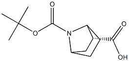 (2R)-7-(tert-butoxycarbonyl)-7-azabicyclo[2.2.1]heptane-2-carboxylic acid Structure
