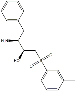(2S,3S)-3-amino-4-phenyl-1-(m-tolylsulfonyl)butan-2-ol Structure