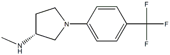(R)-N-methyl-1-(4-(trifluoromethyl)phenyl)pyrrolidin-3-amine Structure