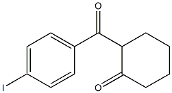 2-(4-iodobenzoyl)cyclohexanone,,结构式