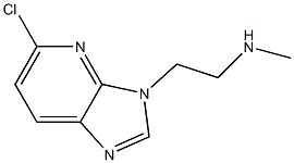 2-(5-chloro-3H-imidazo[4,5-b]pyridin-3-yl)-N-methylethanamine Struktur