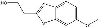 2-(6-methoxybenzo[b]thiophen-2-yl)ethanol Struktur