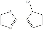 2-bromo-5-cyclopentenylthiazole 化学構造式