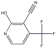 2-hydroxy-4-(trifluoromethyl)nicotinonitrile, , 结构式