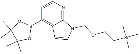 4-(4,4,5,5-tetramethyl-1,3,2-dioxaborolan-2-yl)-1-((2-(trimethylsilyl)ethoxy)methyl)-1H-pyrrolo[2,3-b]pyridine