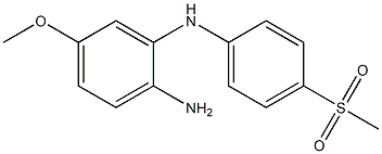 5-methoxy-N1-(4-(methylsulfonyl)phenyl)benzene-1,2-diamine Structure