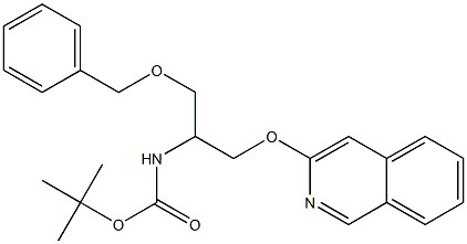 tert-butyl 1-(benzyloxy)-3-(isoquinolin-3-yloxy)propan-2-ylcarbamate