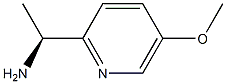 (S)-1-(5-methoxypyridin-2-yl)ethanamine Struktur