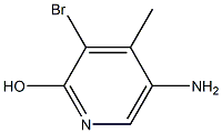 5-Amino-3-bromo-4-methyl-pyridin-2-ol Struktur