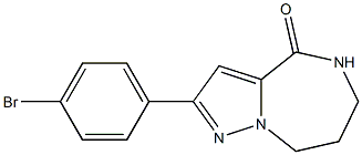 2-(4-bromophenyl)-5,6,7,8-tetrahydropyrazolo[1,5-a][1,4]diazepin-4-one Structure
