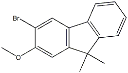 2-methoxy-3-bromo-9,9-dimethylfluorene (Attached file) Structure