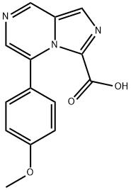5-(4-methoxyphenyl)imidazo[1,5-a]pyrazine-3-carboxylic acid Structure