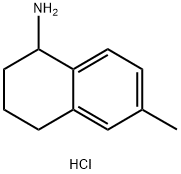 6-METHYL-1,2,3,4-TETRAHYDRONAPHTHALEN-1-AMINE HYDROCHLORIDE Structure