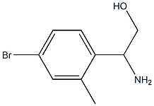 2-AMINO-2-(4-BROMO-2-METHYLPHENYL)ETHAN-1-OL Structure