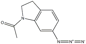 1-(6-azidoindolin-1-yl)ethanone Structure