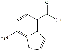 7-aminobenzofuran-4-carboxylic acid Structure