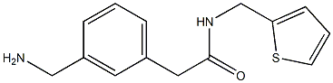 2-(3-(aminomethyl)phenyl)-N-(thiophen-2-ylmethyl)acetamide