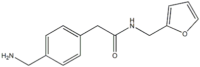 2-(4-(aminomethyl)phenyl)-N-(furan-2-ylmethyl)acetamide