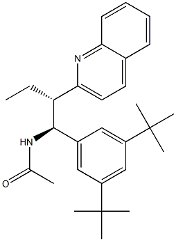 N-((1S,2S)-1-(3,5-Di-tert-butylphenyl)-2-(quinolin-2-yl)butyl)acetamide >=95% Struktur