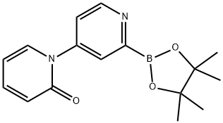 2'-(4,4,5,5-tetramethyl-1,3,2-dioxaborolan-2-yl)-2H-[1,4'-bipyridin]-2-one Structure