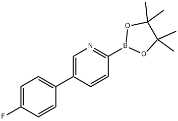 5-(4-fluorophenyl)-2-(4,4,5,5-tetramethyl-1,3,2-dioxaborolan-2-yl)pyridine|