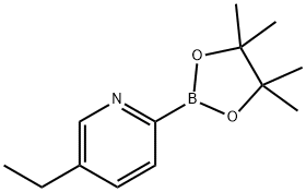 5-乙基-2-(4,4,5,5-四甲基-1,3,2-二氧硼杂环戊烷-2-基)吡啶, 2223040-30-8, 结构式
