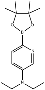 N,N-diethyl-6-(4,4,5,5-tetramethyl-1,3,2-dioxaborolan-2-yl)pyridin-3-amine Structure