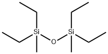 Disiloxane, 1,1,3,3-tetraethyl-1,3-dimethyl-
 Struktur
