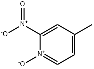 4-Methyl-2-nitropyridine-1-oxide Structure