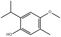 2-isopropyl-4-methoxy-5-methylphenol Structure