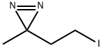 3-(2-iodoethyl)-3-methyl-3H-diazirine Struktur