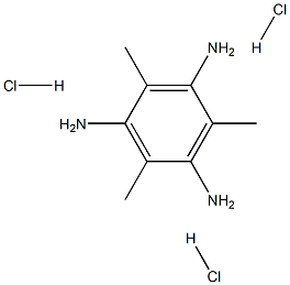 1,3,5-Benzenetriamine, 2,4,6-trimethyl-, trihydrochloride Struktur