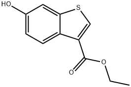 ethyl 6-hydroxybenzo[b]thiophene-3-carboxylate Struktur