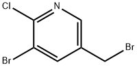 3-溴-5-(溴甲基)-2-氯吡啶, 1003859-11-7, 结构式