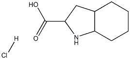 D-Octahydroindole-2-carboxylic acid-HCl Structure