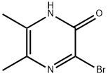 3-bromo-5,6-dimethyl-2(1H)-Pyrazinone Struktur