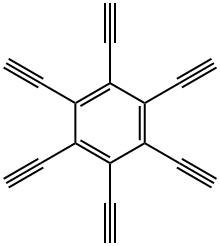 六炔基苯,100516-61-8,结构式