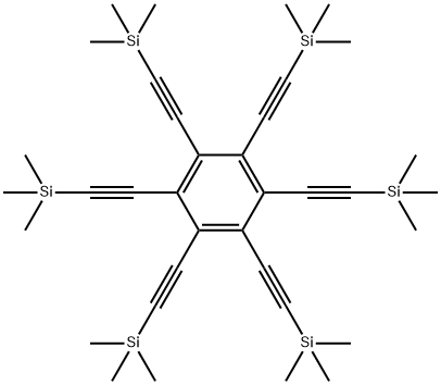 hexakis-[(trimethylsilyl)ethynyl]benzene Structure