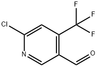 6-Chloro-4-(trifluoromethyl)nicotinaldehyde Struktur