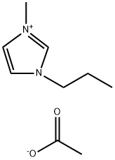 1-METHYL-3-PROPYL-1H-IMIDAZOLIUM ACETATE Structure
