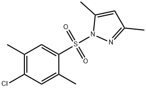 1-[(4-chloro-2,5-dimethylphenyl)sulfonyl]-3,5-dimethyl-1H-pyrazole Structure