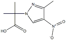 2-methyl-2-(3-methyl-4-nitro-1H-pyrazol-1-yl)propanoic acid,1006435-72-8,结构式