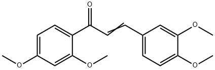2',3,4,4'-tetramethoxychalcone Struktur