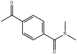 4-乙酰基-N,N-二甲基苯甲酰胺, 1008119-09-2, 结构式