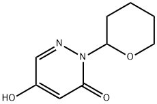 5-Hydroxy-2-(2-tetrahydropyranyl)pyridazin-3(2H)-one Structure