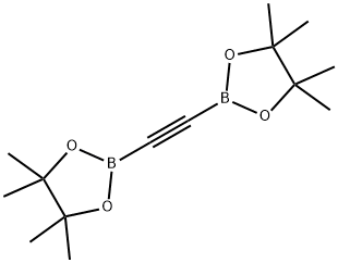 ACETYLENE-1,2-DIYL BIS(BORONIC ACID PINACOL ESTER), 1010840-17-1, 结构式
