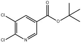 5,6-Dichloro-nicotinic acid tert-butyl ester Struktur